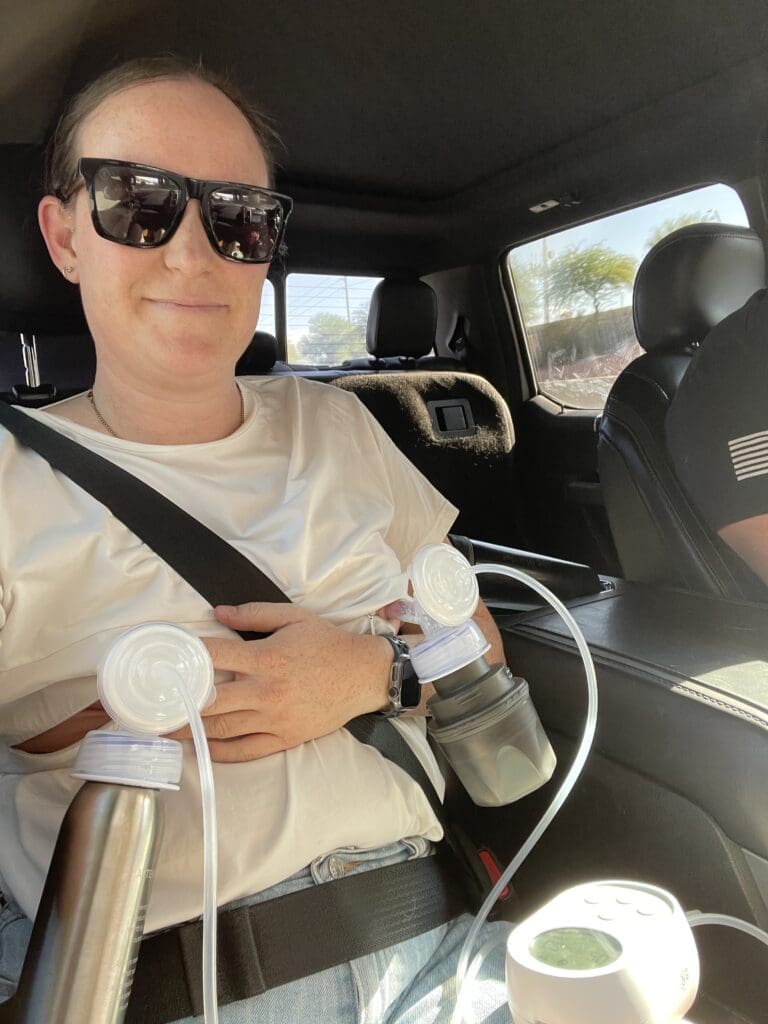 Pumping in the car